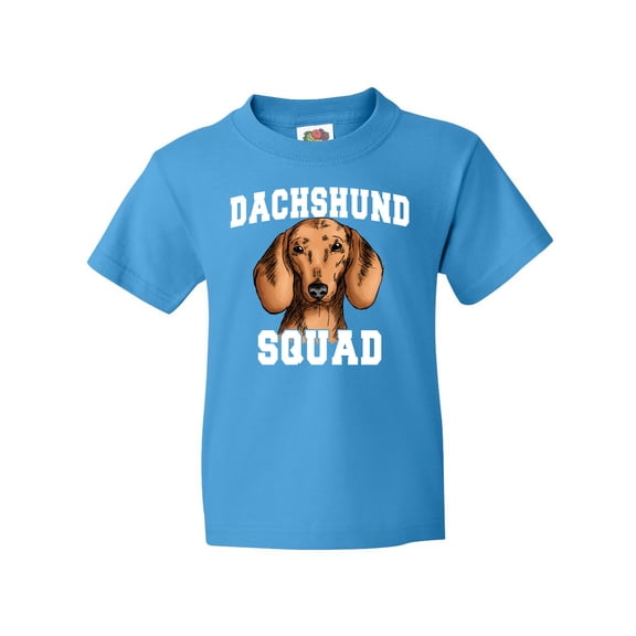 Inktastic Dog Dachshund Squad Youth T-Shirt