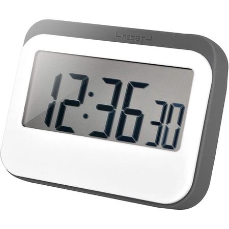 Digital Timer Alarm Clock Kitchen Timer Cooking Timer Countdown and Count up Large LED Display Magnetic Design Replaceable Battery for Kids and Elderly