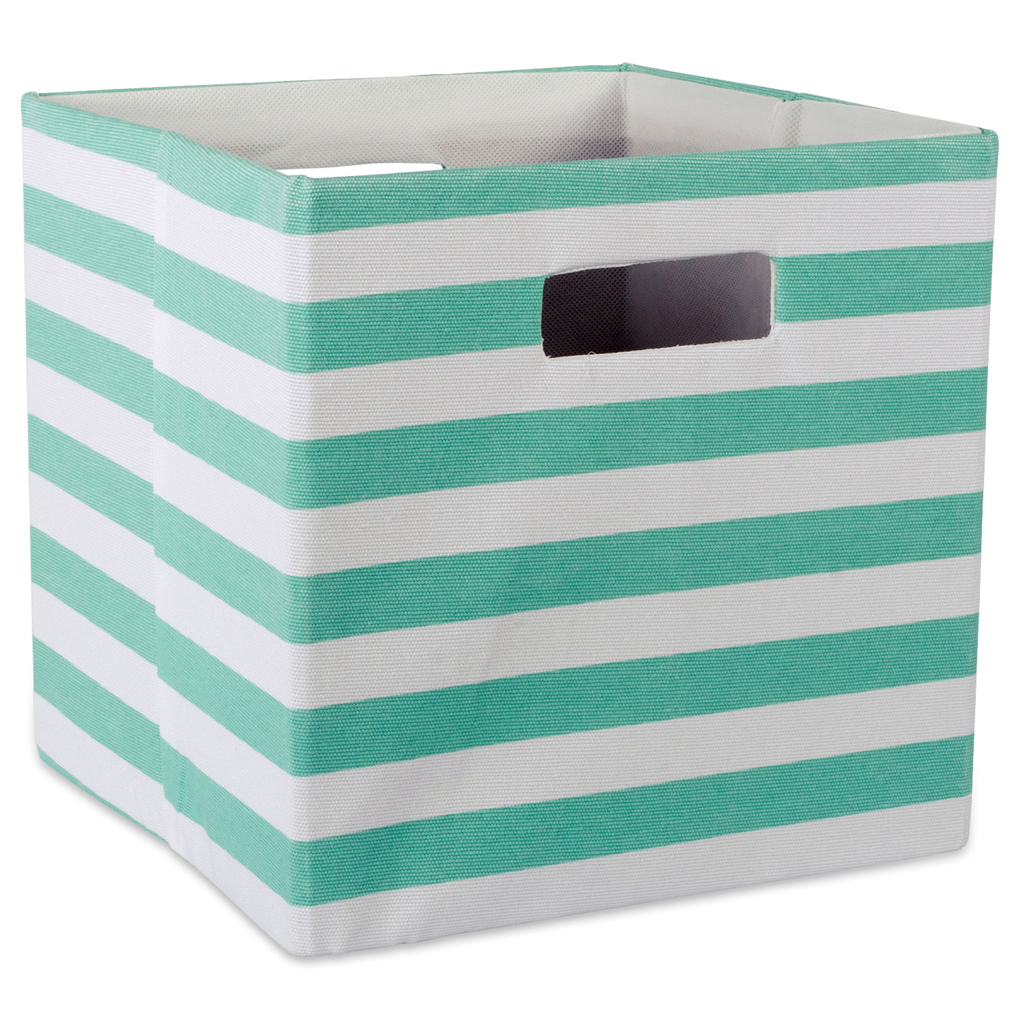large rectangle stripe toy storage bin