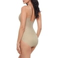 thumbnail image 2 of Miraclesuit Womens Sexy Sheer Shaping Bodysuit Warm Beige 38B - 2763, 2 of 4