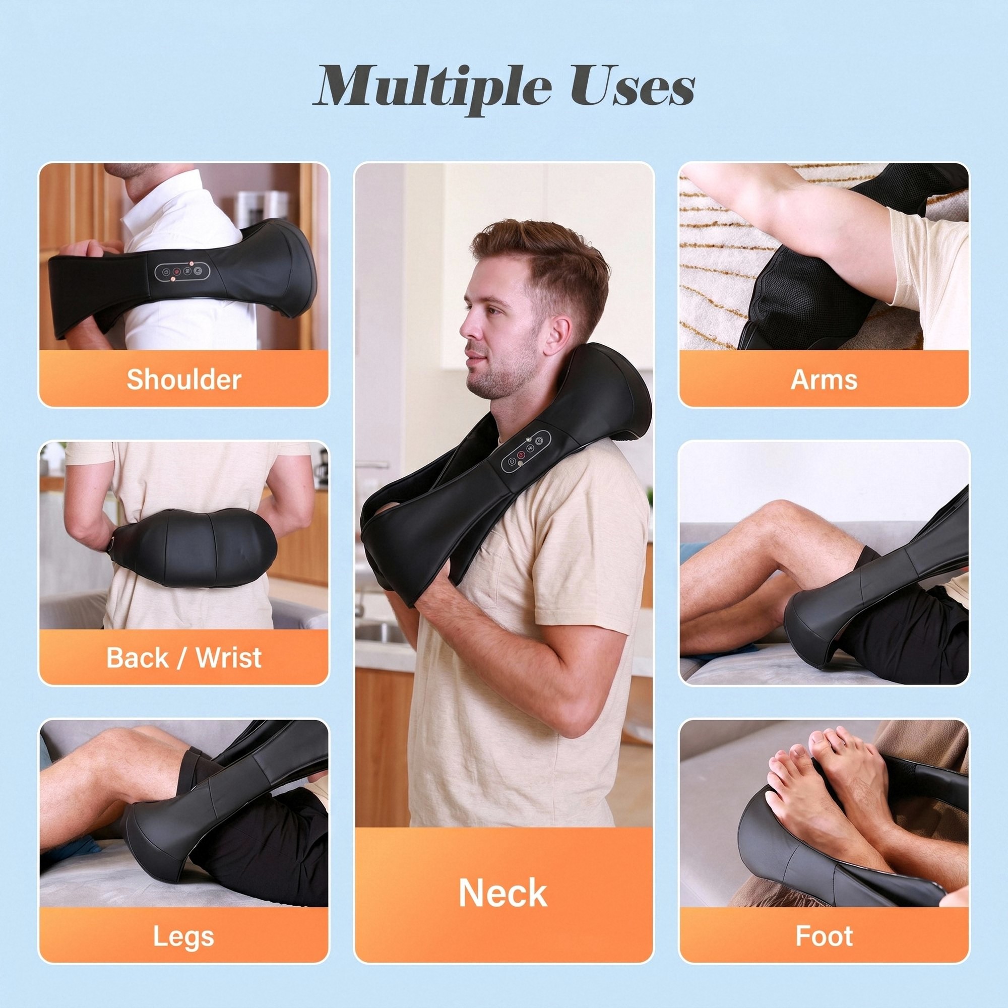 Naipo Shiatsu Neck and Shoulder Massager with Heat photo 7