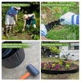 thumbnail image 6 of Vinci Metal Landscape Edging Border, 8 Inch x 20 FT Corrugated Steel Garden Edging with Rolled Safety Edges, Flexible Lawn & Flower Bed Edging for Yard, Multiple Sizes & Colors (Black), 6 of 7