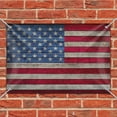 thumbnail image 2 of Rustic American Flag Wood Grain Design Home Business Office Sign, 2 of 3