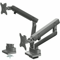 VIVO Premium Aluminum Full Motion Dual Monitor Lift Engine Arm Desk Mount Stand