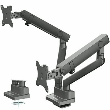VIVO Premium Aluminum Full Motion Dual Monitor Lift Engine Arm Desk Mount Stand