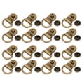 thumbnail image 4 of XingJian LLC Shoelace Hook D-Ring Eyelet Buckle - Bronze (9x14mm) - DIY Rivet Tool - 100 Sets, 4 of 10