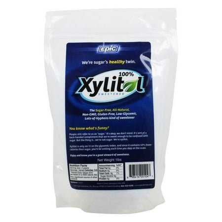 Epic Dental Sweetener - 100% Xylitol Pouch - 1 lb