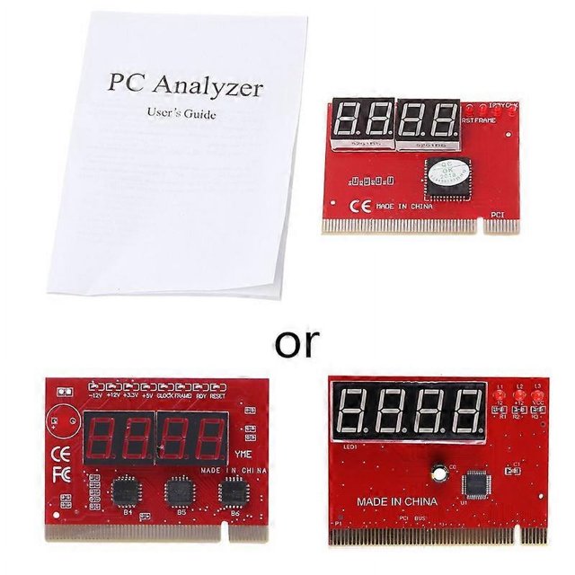 Kit analizador de placa base de computadora PCI digital de 4 dígitos PCI e ISA PC Tester