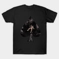 thumbnail image 1 of Lost In Spade Funny Playing Card Celestial Space Mashup Unisex T-Shirt, sizes up to 3XL, 1 of 4