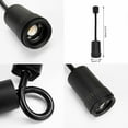 thumbnail image 5 of KAYYELAMP 3-Pack 7W Adjusted Angle & Light Beam Range 10-60° Remote Stepless Dimming H-Type Track Light with Flexible Hose Aluminum Spotlight Vintage Design for Stage Home Gallery, 5 of 7