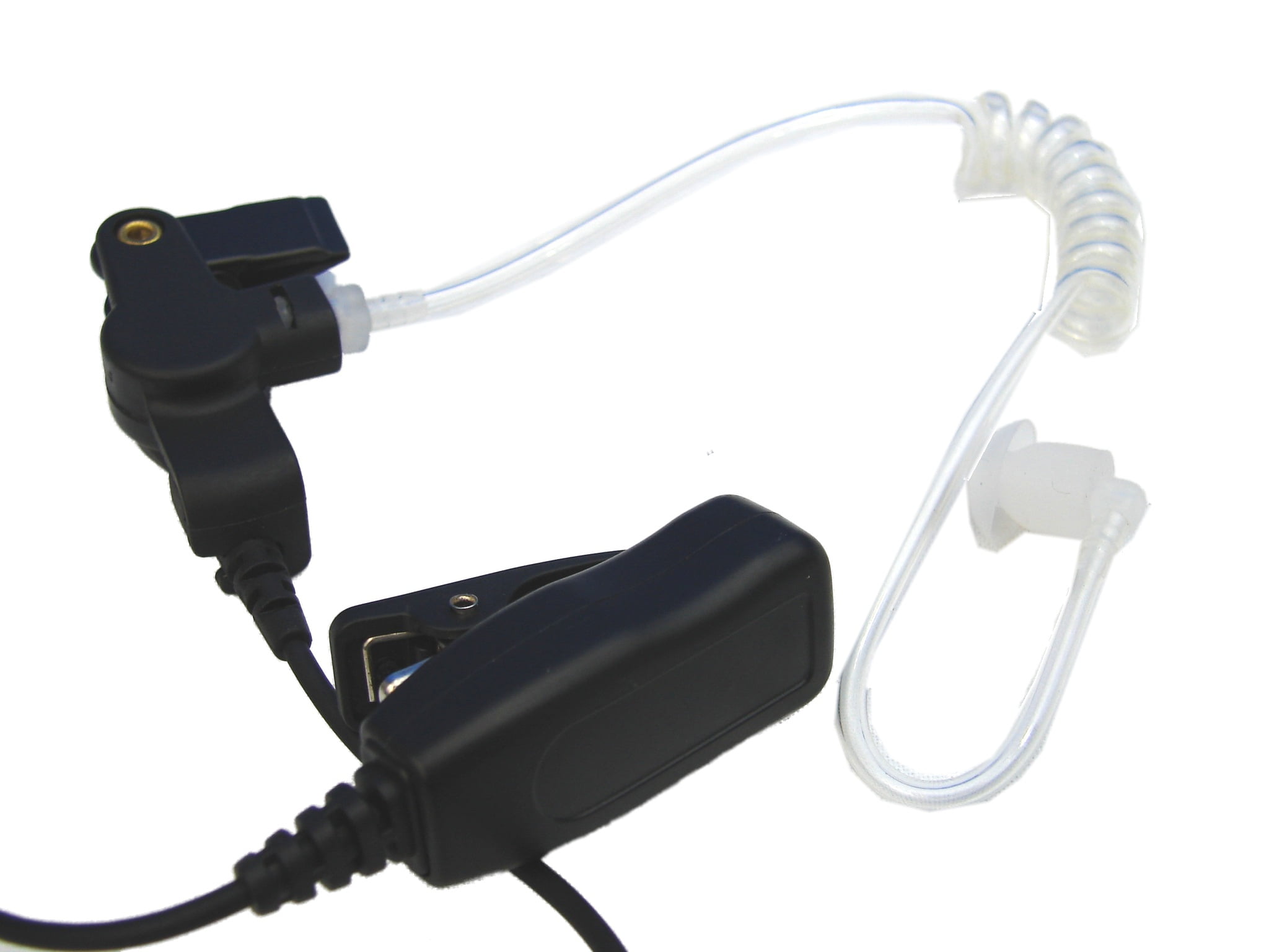 AOER 3 2-Wire Coil Earbud Audio Mic Surveillance Kit for Motorola Two-Way Radio 2-Pin GP300 CP200 