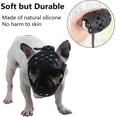 thumbnail image 4 of Dog Muzzle For Short Snout Dogs, Soft Silicone Muzzle For Biting Chewing, Ideal For Flat-faced Aggressive Dogs, 4 of 5