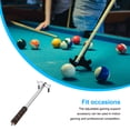thumbnail image 3 of Eigraketly Palo de billar retráctil con cabeza de puente, de billar ajustable desmontable reemplazable, juegos deportivos al aire libre Billar Horquilla Baja Plata Eigraketly OD022377-01, 3 of 6