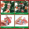 thumbnail image 7 of Dserfhy 12/24/36Pcs Christmas Wooden Hanging Decoration Farmhouse Rustic Holiday Party Winter Xmas Tree North Pole Hanging Ornament Sign, 7 of 7