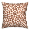 thumbnail image 2 of Creative Products Orange Floral Starbusrt Pattern 18x18 Spun Poly Pillow, 2 of 2