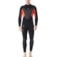thumbnail image 1 of Advancent Trajes de neopreno Traje de buceo Pantalones de manga larga de secado rápido Protección solar de una pieza Mantener el calor para bucear Deportes acuáticos negro/naranja M Advancent OD003281-07, 1 of 6