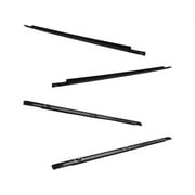 Outer Door Window Belt Weatherstrip - Set of 4 - Compatible with 2007 - 2014 Toyota FJ Cruiser 2008 2009 2010 2011 2012 2013