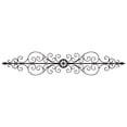 thumbnail image 2 of ESTART 1PC Metal Scroll Wall Decor Traditional Metal Scroll Wall Art for Home Living Room Front Porch Above Door Hallway Entryway, 2 of 6