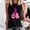 Black, variant on Okbop Criss Cross Tops for Women,Fashion Casual Sleeveless Printed Ladies Round Neck S T-Shirt Pink Blouses for Women Polo Shirt