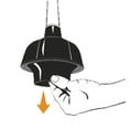 thumbnail image 5 of (4 pack) Great Value Deluxe Toilet Plunger with 16in Ergonomic Plastic Handle, 5 of 7