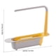 thumbnail image 4 of Advancent Fregadero de cocina de PP, desagüe lavable telescópico portátil para interior, hogar, restaurante, cepillo de limpieza, soporte de Almacenamiento y organización del hogar Amarillo, 4 of 6