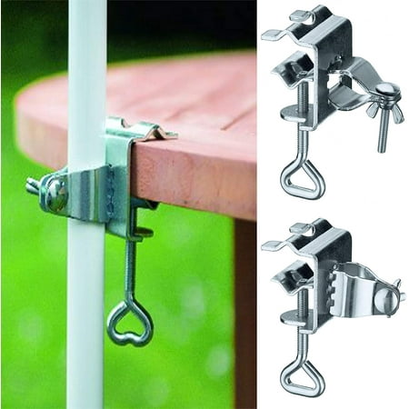 

Zeeyh Table Balcony Umbrella Holder Clamp Garden Parasol Decking Holding Bracket Stand 22-28 mm