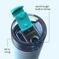 thumbnail image 4 of bubba Dualsip Insulated Stainless Steel Water Bottle with Straw, 18 oz (532 ml) – Leakproof, Lightweight, Dishwasher Safe, Lead & BPA-Free, 4 of 16
