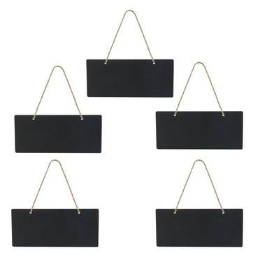 5 Pcs Small Chalk Boards Hanging Chalkboard Sign Message Signs Office
