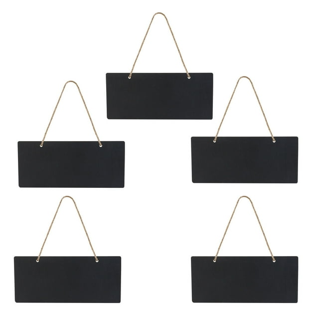 MasteelfCA 5 Pcs Mini Tableaux Noirs Simple Face pour Panneaux de Messages