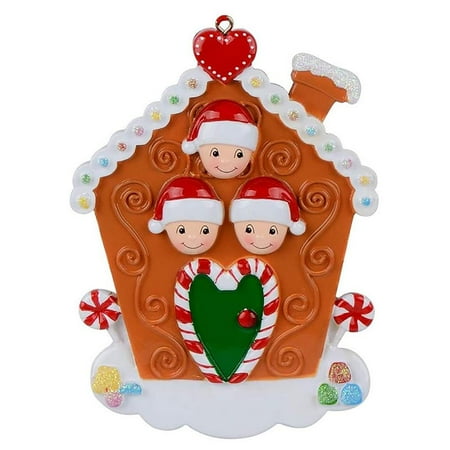 

TureClos Personalized Christmas Pendant Resin Pendant Hanging Ornaments for Christmas Tree Decor