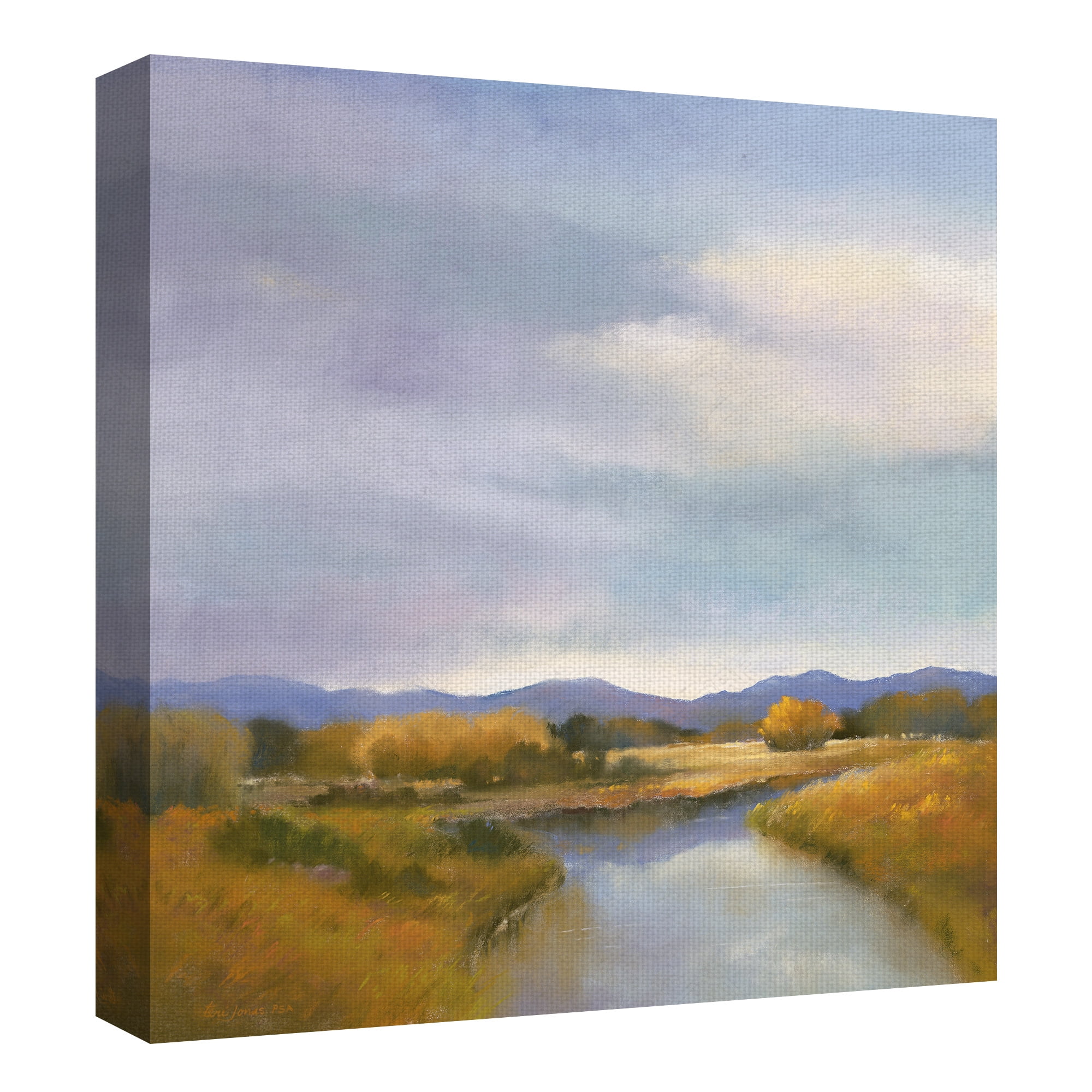 Masterpiece Art Gallery Riverside By Teri Jonas Canvas Art Print 30" x 30"