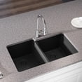 thumbnail image 2 of Elkay Quartz Luxe 33" x 20-1/2" x 9-1/2", Offset Double Bowl Undermount Sink, Maraschino, 2 of 6