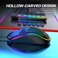 thumbnail image 6 of RGB lightweight gaming wired mouse with 7200 DPI, adjustable in 4 levels and 6 keys, programmable for PC/laptop, 6 of 9