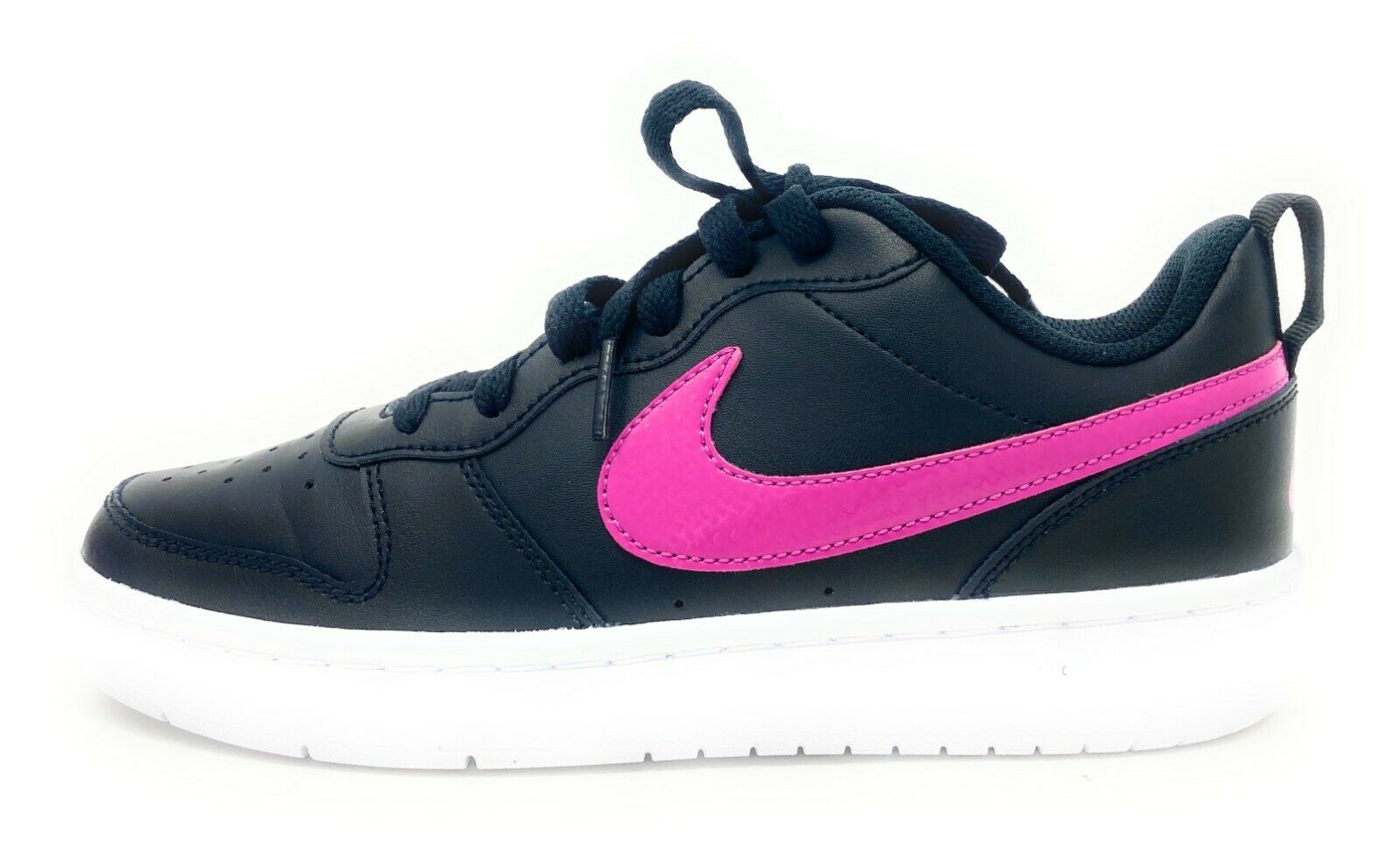 Nike Nike Kids Grade School Court Borough Low 2 Shoes Black Pink Size 3 5 Walmart Com Walmart Com