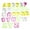 26 Letters, variant on SPRING PARK Alphabet Letter Cookie Cutters,26 Pcs Plastic Fondant Letter Cutters for Sandwich Sugarcraft