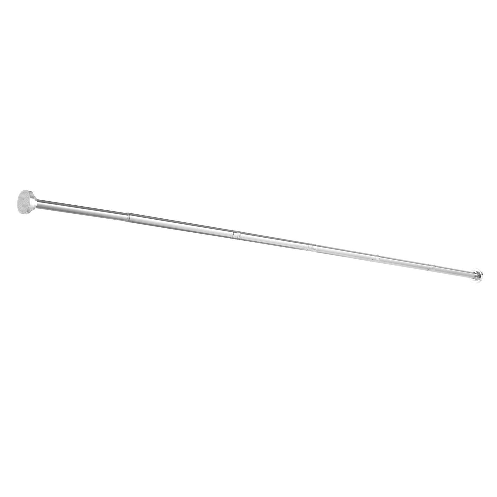 Tension Shower Curtain Rod, 28-76 Inch Adjustable Stainless Steel, 53 lbs Load Capacity with Brackets, Drill-Free Installation, Rust-Resistant for Bathroom