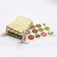 thumbnail image 5 of Hwkond Christmas Bag of Candy DIY Advent Calendar Jute Fabric Bags Decoration And Numbers Stickers Up to 70% Off, 5 of 7