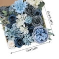 thumbnail image 3 of 2 Boxes - Artificial Flower Mixed Flower Dahlia Roses with Stems for DIY Wedding Bridal Bouquets, Flower Arrangements, Home Decoration, 3 of 8