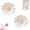 White+white, variant on Magnetic Daisy Petal Bag Clips,Flower Fridge Magnets – Petal Magnetic Bag Clips,Reusable Decorative Kitchen and Office Organizer | Cute Daisy Design