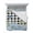 Black Blue, variant on Quilts Full Size Bedding Set, Blue Hydrangea Lightweight Quilted Comforter, Spring Summer Eucalyptus Wooden Soft Reversible Bedspread Coverlet with Pillow Covers for All Season, 78" x 90"