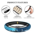 thumbnail image 6 of Naloa Mountain Cottage In Snow Elastic Steering Wheel Cover, Auto Steering Wheel Cover – 15 Inch , Comfortable Grip, Fit Suvs,Vans Cars,Trucks, 6 of 8