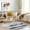 Charcoal, Black, Ivory / Arisa, variant on Hauteloom Olwen Kids Room, Nursery, Playroom Machine Washable Area Rug - Road, Construction Vehicles - Cream, Light Gray - 5'3" x 7'