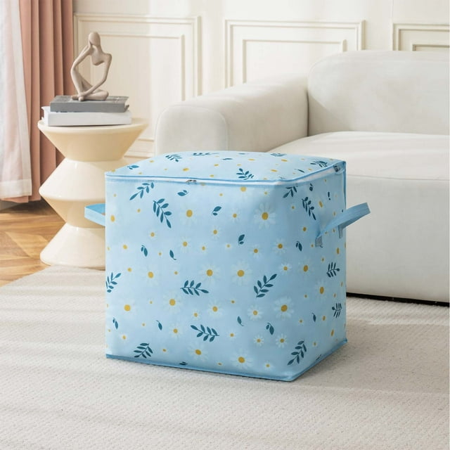Storage Bag with Zipper, Clothes Quilt Storage Bags, Oversized Clothes Quilts Storage Bag Wardrobe Sorting Storage Box Portable Storage Bag Zipper Cup Storage Bag