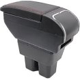 thumbnail image 1 of Fantastic Double Layer Armrest Box For Suzuki Jimny 2019-2023 Center Console Storage Box With Cup Holder Armrest Accessories Black, 1 of 5
