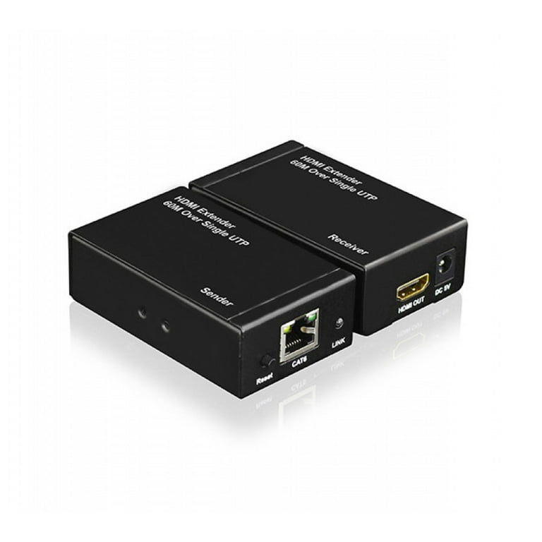 HDMI Extender Over Single CAT5e/6 Cable - Up to 60M (197ft) 