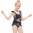 thumbnail image 6 of Solo Leveling Girls Swimsuit Ruffle One-piece Beachwear Kids Cute Swimwear Summer Bathing Suit 7-9Y(120cm), 6 of 8