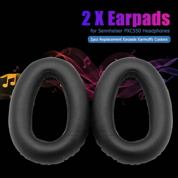 2pcs Replacement Earpads Earmuffs Cusions for Sennheiser PXC550