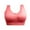 Watermelon Red, variant on Jacenvly Sports Bras for Women Wireless Solid Push-Up Bra Women Bras Pack Breathable Soft Comfortable Sports Bras - Padded Seamless High Impact Support for Yoga Workout Fitness