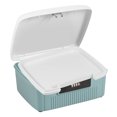 thumbnail image 1 of Grusce Lockable Storage Container Robust Organizer Document and ID Box with Combination Lock Design Large Capacity Privacy Container with Built in Removable Tray for Office, 1 of 9