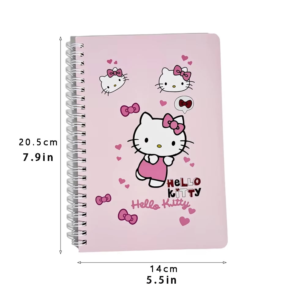 Sanrio Cartoon Cute Hello Kitty Notebook Stationery Portable Stationery Supplies Gift